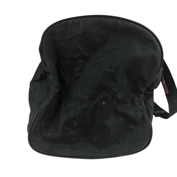 Wilson Unisex Duffle Bag Black/Maroon Nylon Sports Shoulder Strap Zipper Pocket - Picture 5 of 14